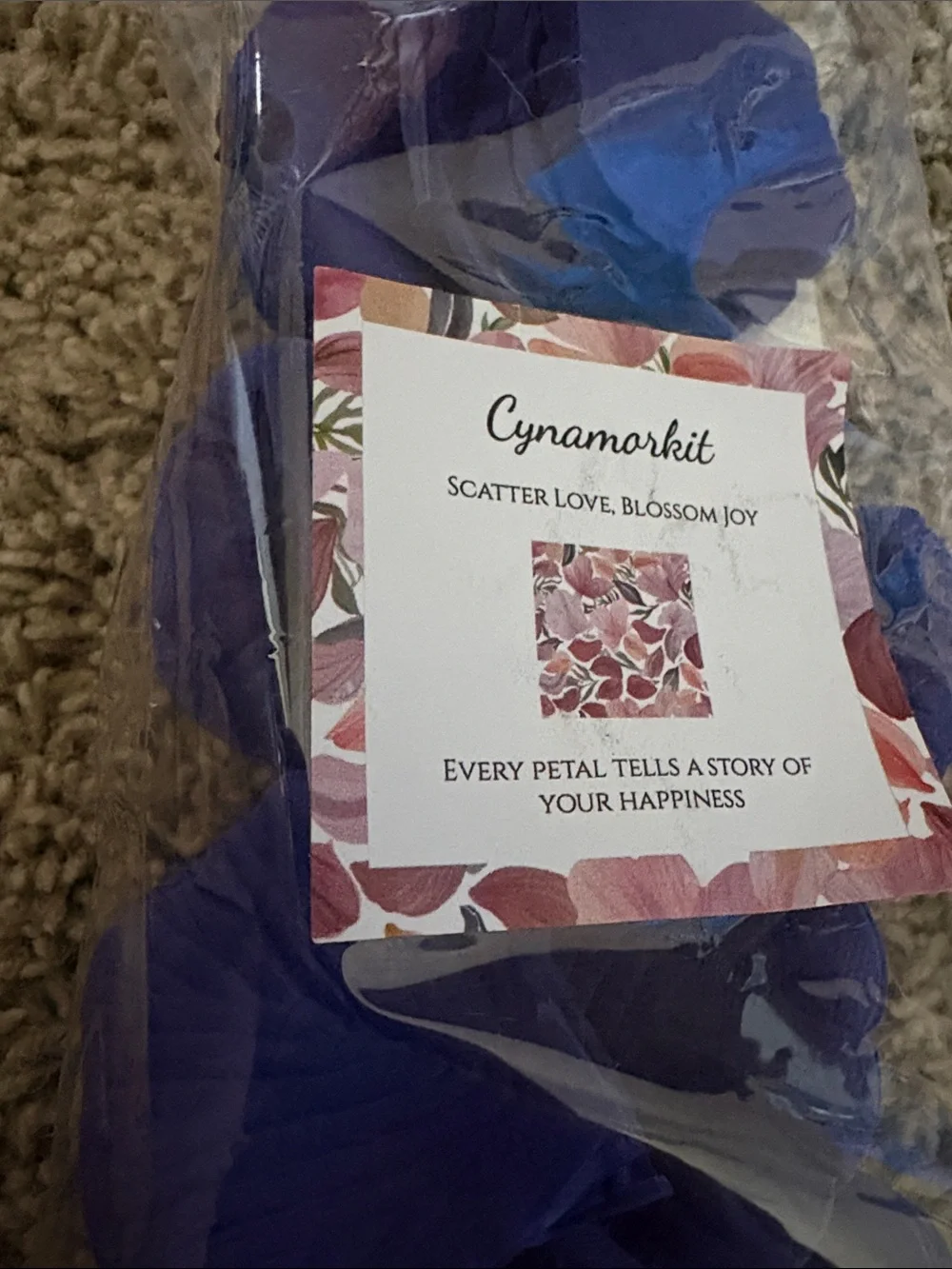 Royal Blue Decorative Petals - 10 petals